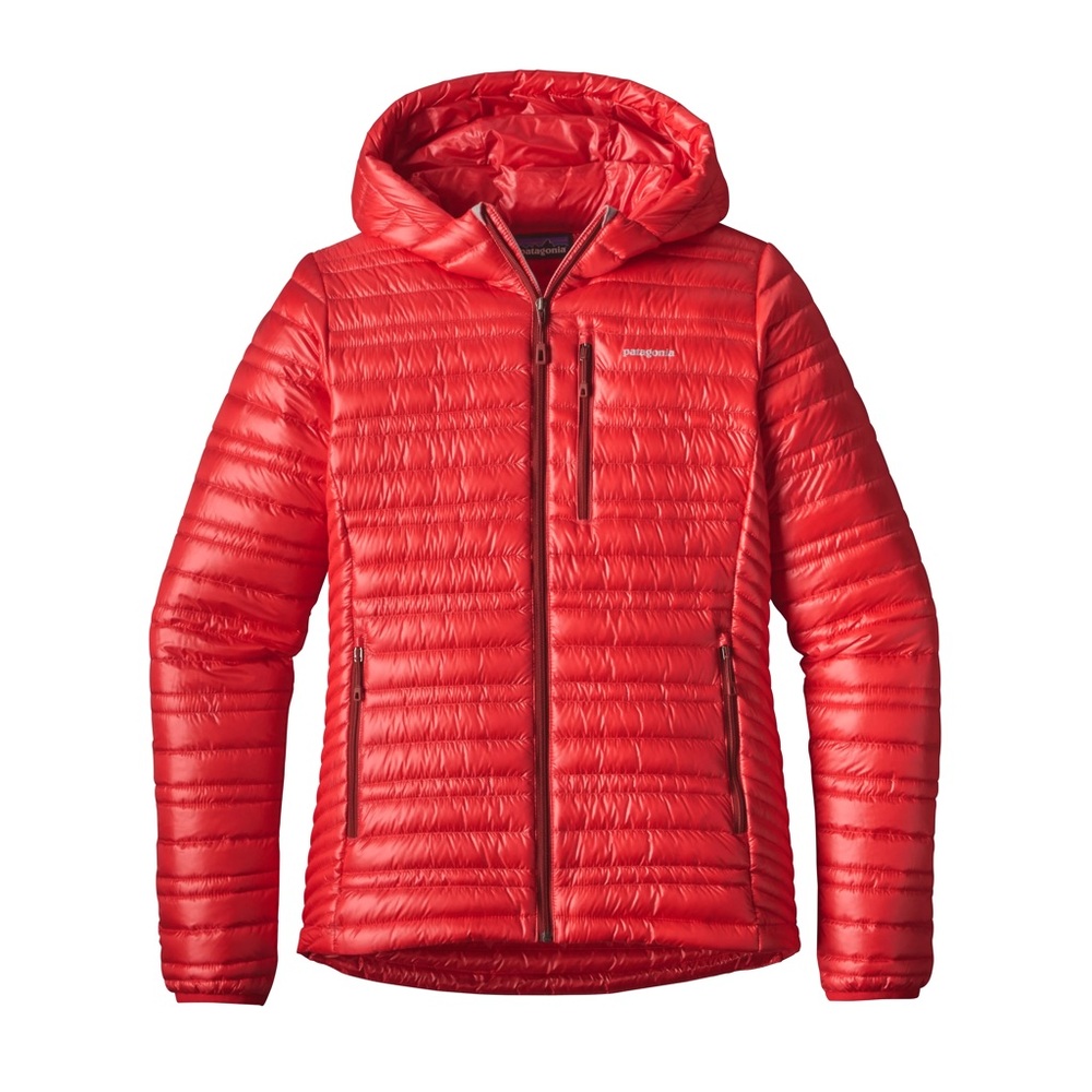 Patagonia Ultralight Down Hoodie (Women’s/XL/Red)